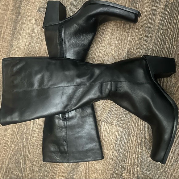 SIMARD (Davos Gomma) size 6.5 near NEW luxury square toed Italian leather boots - Picture 10 of 14